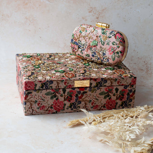MUMBAI DREAMS TROUSSEAU BOX (Nude Pink)