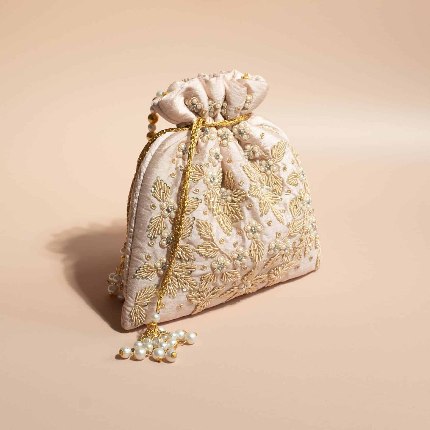 PRE-ORDER - CHAYA Potli Bag (Nude Pink)