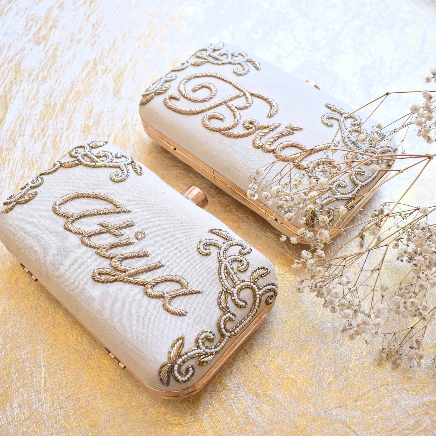 PRE-ORDER - Ivory Clutch (Personalised)