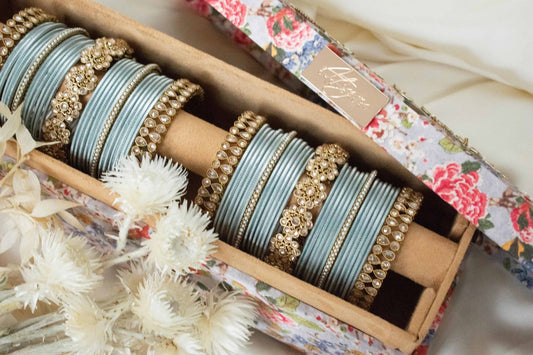 PRE-ORDER / MUMBAI DREAMS Bangle Box (Powder Blue)