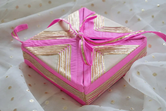 Maharani Petite Gift Box (Hot Pink & Nude Beige)