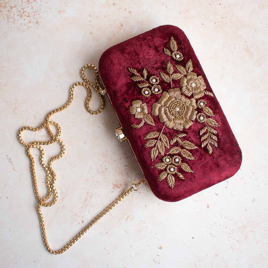 PRE-ORDER - Aashiq (Maroon Velvet)