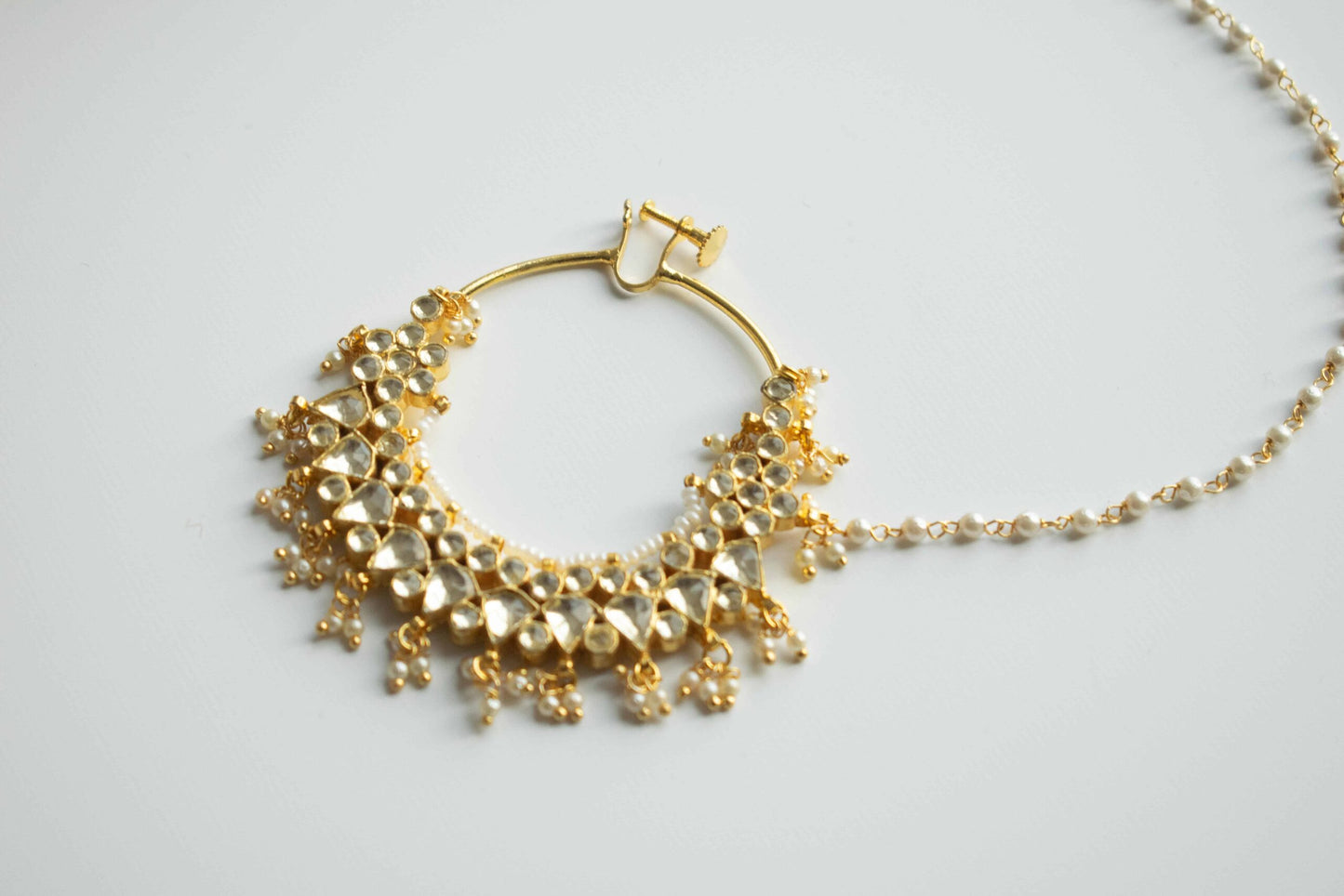 PRE-ORDER - Isha Kundan Nose Ring