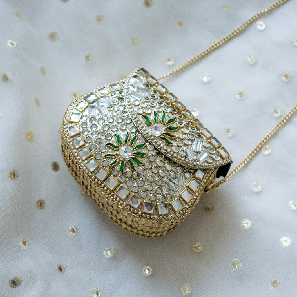 Vendia Mini Kundan Clutch