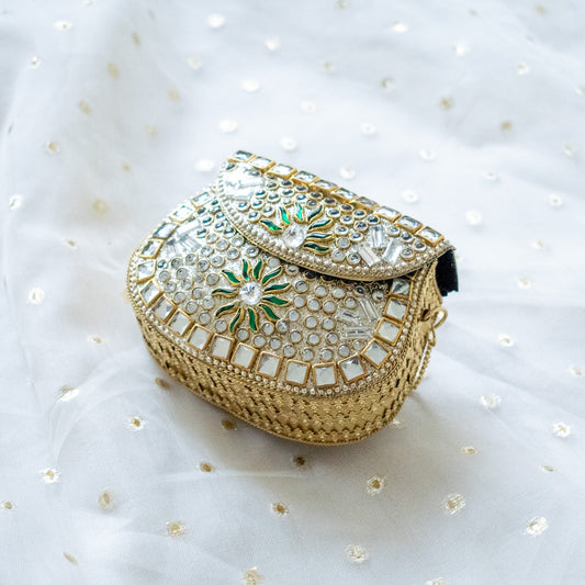 Vendia Mini Kundan Clutch