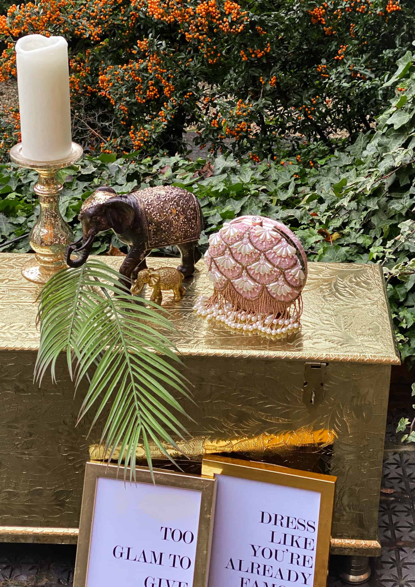 PRE-ORDER - LIYA (minaudière) Nude Pink (Velvet)