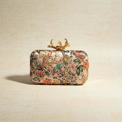 PRE-ORDER - MUMBAI DREAMS (Nude Pink) -  Floral Clasp