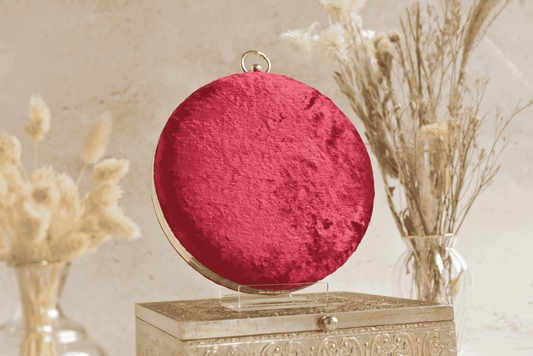 PRE-ORDER - MAHIYA (Round) - Deep Red Velvet