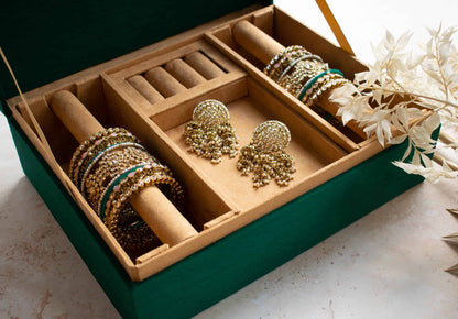 PRE-ORDER / TAJ MAHAL TROUSSEAU BOX - GREEN