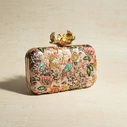 PRE-ORDER - MUMBAI DREAMS (Nude Pink) -  Floral Clasp