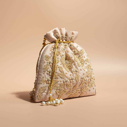 PRE-ORDER - CHAYA Potli Bag (Nude Pink)