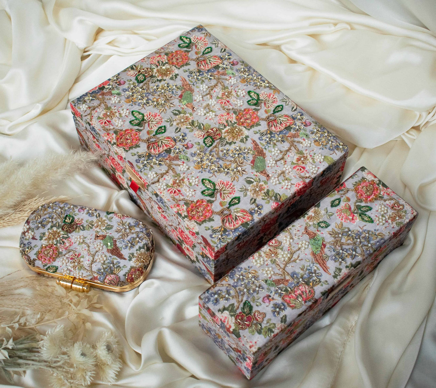 PRE-ORDER - MUMBAI DREAMS TROUSSEAU BOX (Powder Blue)