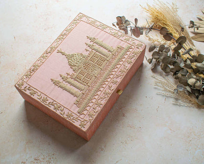 PRE-ORDER / TAJ MAHAL TROUSSEAU BOX - Peach