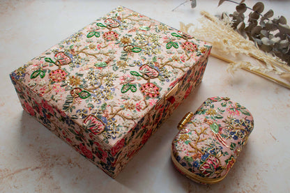 MUMBAI DREAMS TROUSSEAU BOX (Nude Pink)