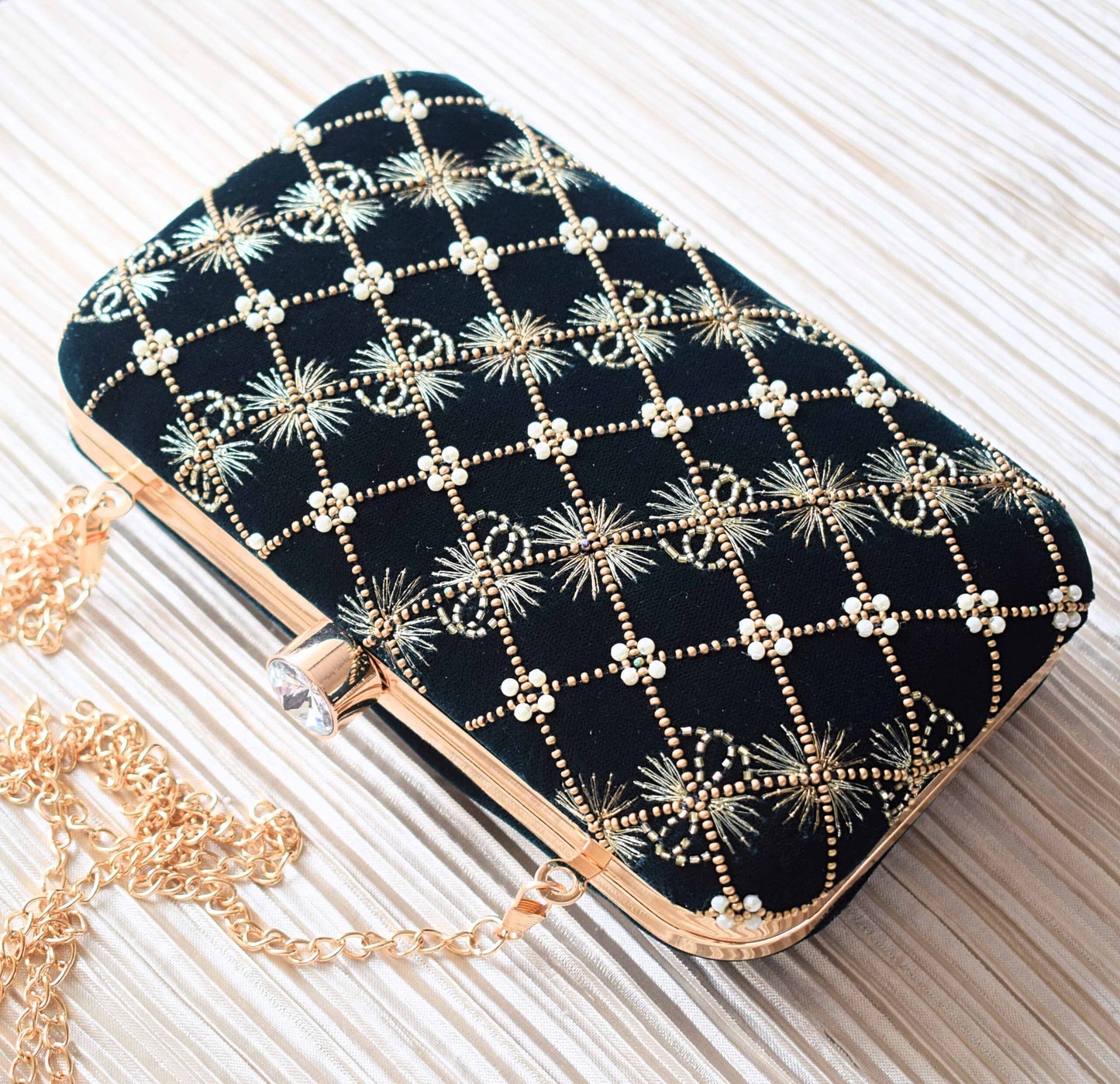 PRE-ORDER - VAIDEHI (Bottle Green Velvet)