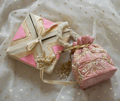 Maharani Petite Gift Box (Nude Beige & Pink)