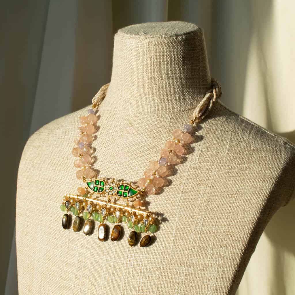 PRE-ORDER - Arushi Kundan Jewellery Set