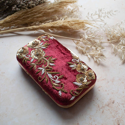 PRE-ORDER - JESSIE (Maroon Velvet)