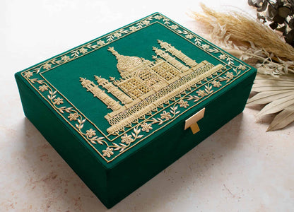 PRE-ORDER / TAJ MAHAL TROUSSEAU BOX - GREEN