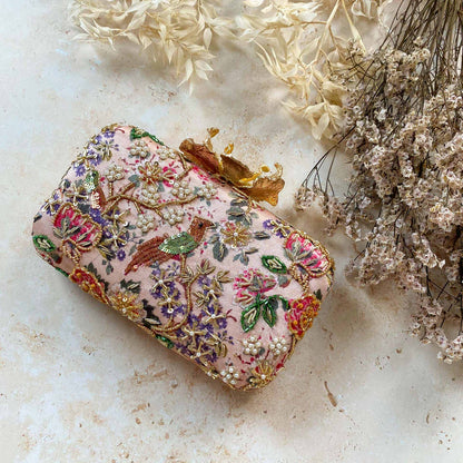 PRE-ORDER - MUMBAI DREAMS (Nude Pink) -  Floral Clasp