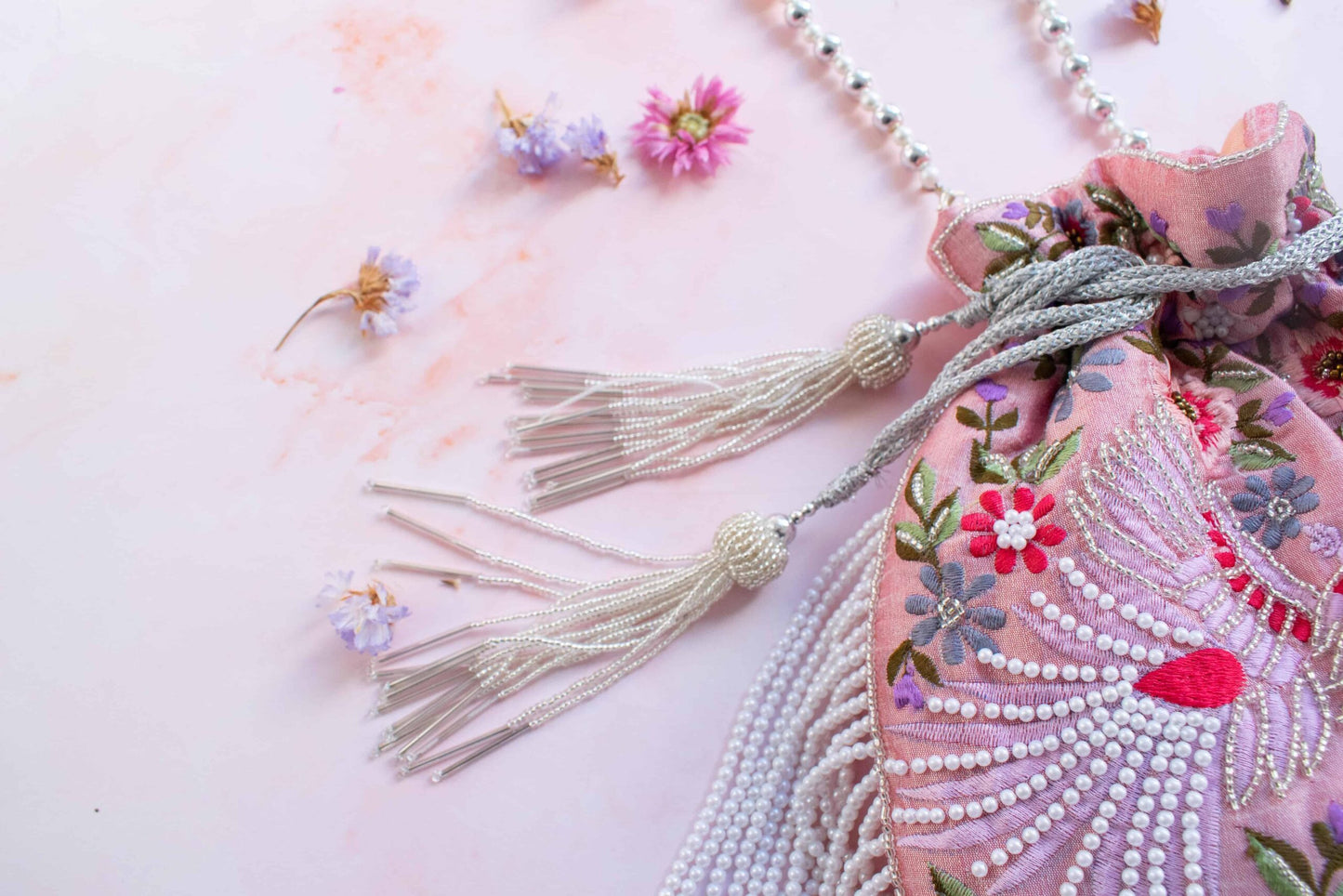 PRE-ORDER - Spring Bloom Pouch (Pink)