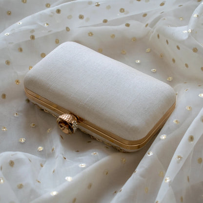 Asha (Dull Ivory Silk)