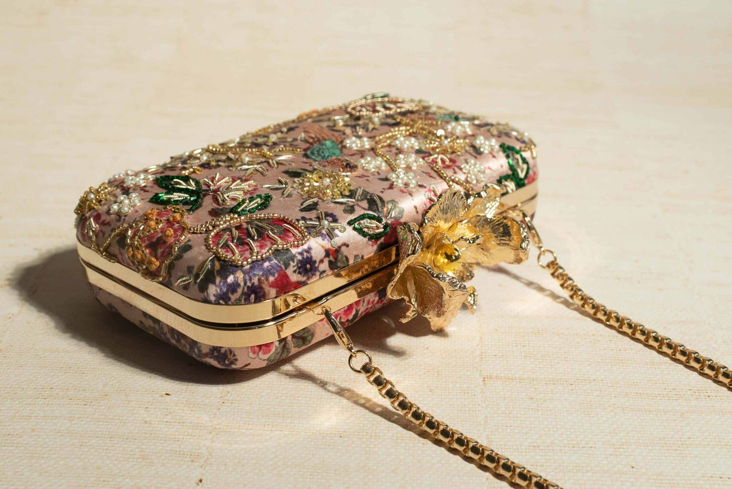 PRE-ORDER - MUMBAI DREAMS (Nude Pink) -  Floral Clasp