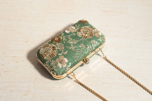 PRE-ORDER- ANAYA (Palace Green Silk)