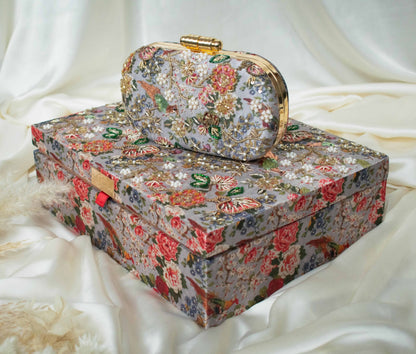 PRE-ORDER - MUMBAI DREAMS TROUSSEAU BOX (Powder Blue)