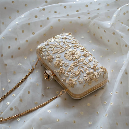 Asha (Dull Ivory Silk)