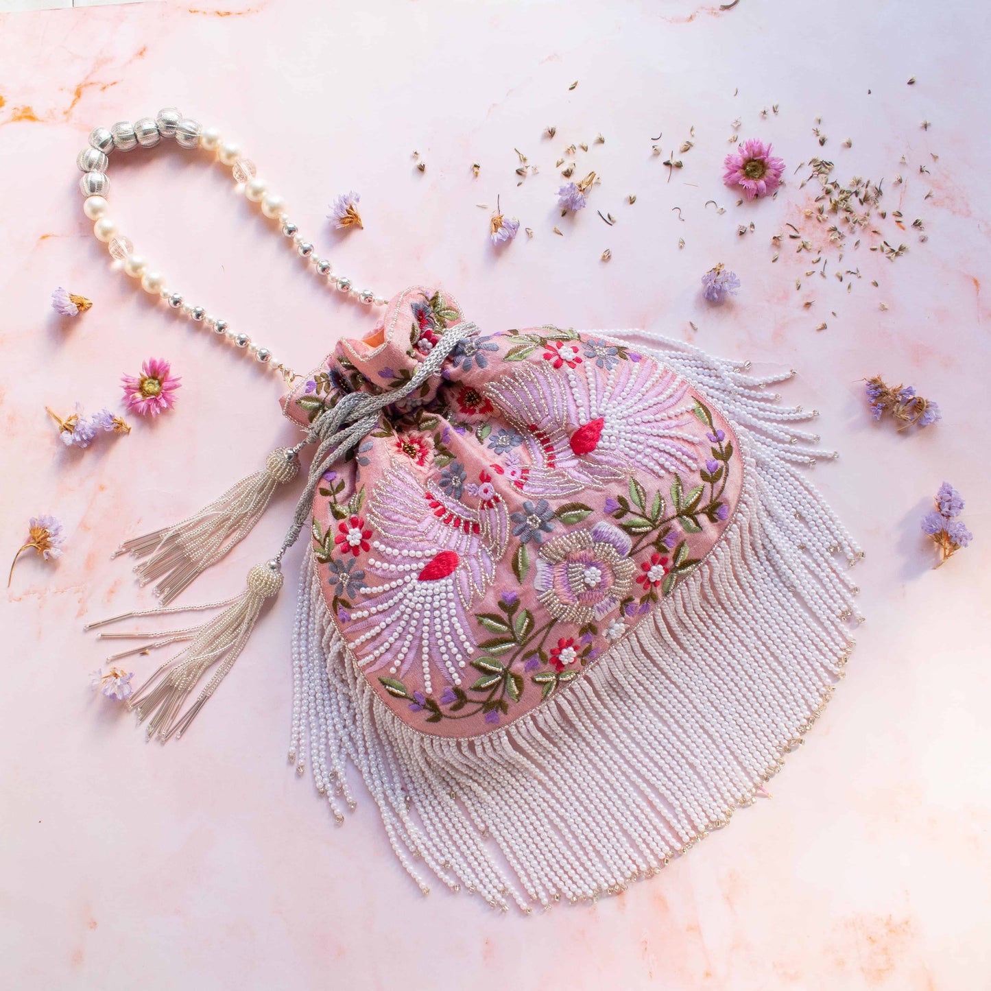 PRE-ORDER - Spring Bloom Pouch (Pink)