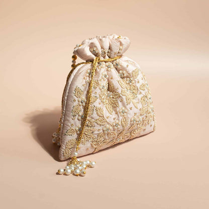 PRE-ORDER - CHAYA Potli Bag (Nude Pink)