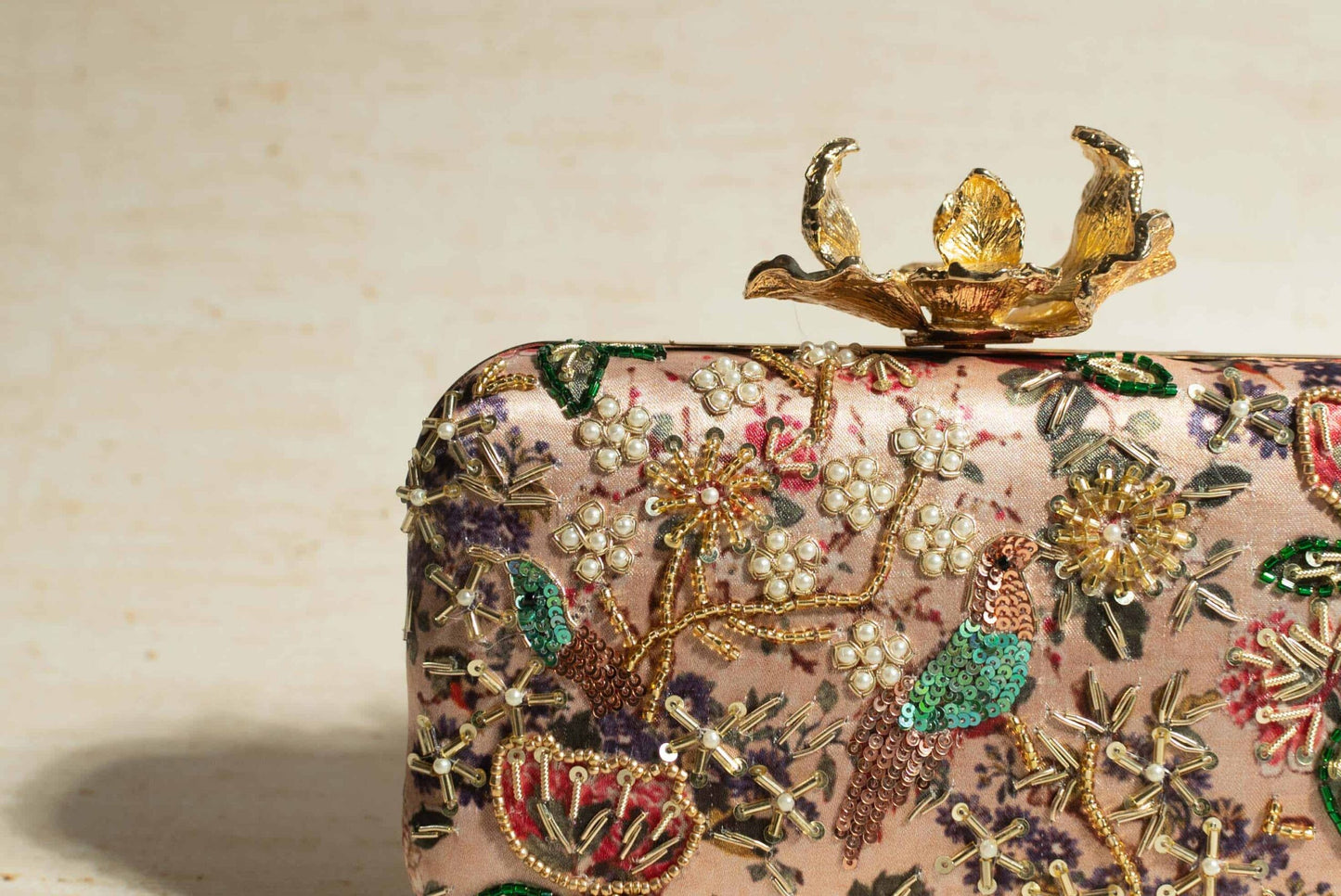 PRE-ORDER - MUMBAI DREAMS (Nude Pink) -  Floral Clasp