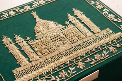 PRE-ORDER / TAJ MAHAL TROUSSEAU BOX - GREEN