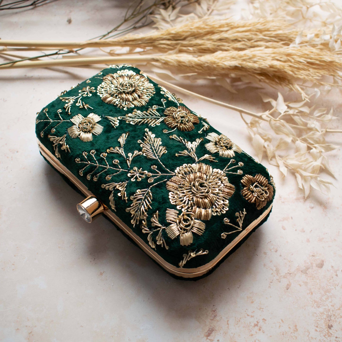 PRE-ORDER - ANAYA - Bottle Green Velvet