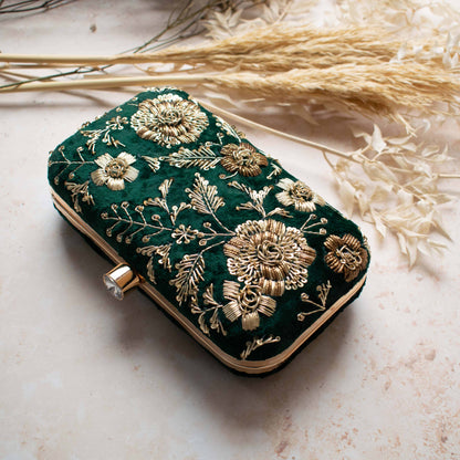 PRE-ORDER - ANAYA - Bottle Green Velvet