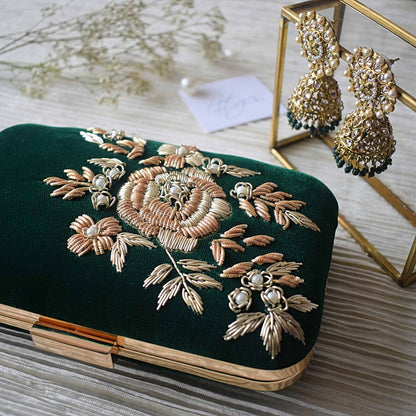 PRE-ORDER- Aashiq (Bottle Green Velvet)