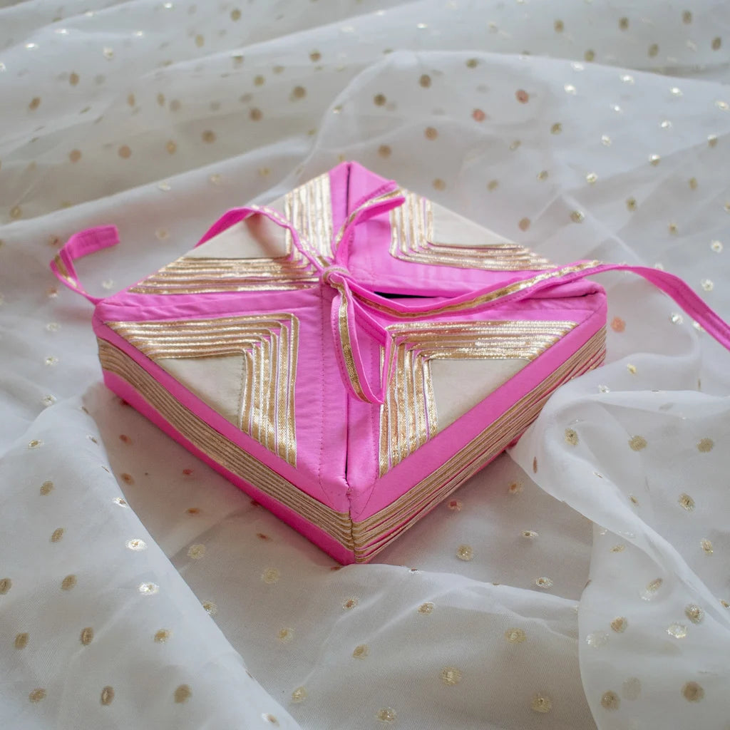 Maharani Petite Gift Box (Hot Pink & Nude Beige)