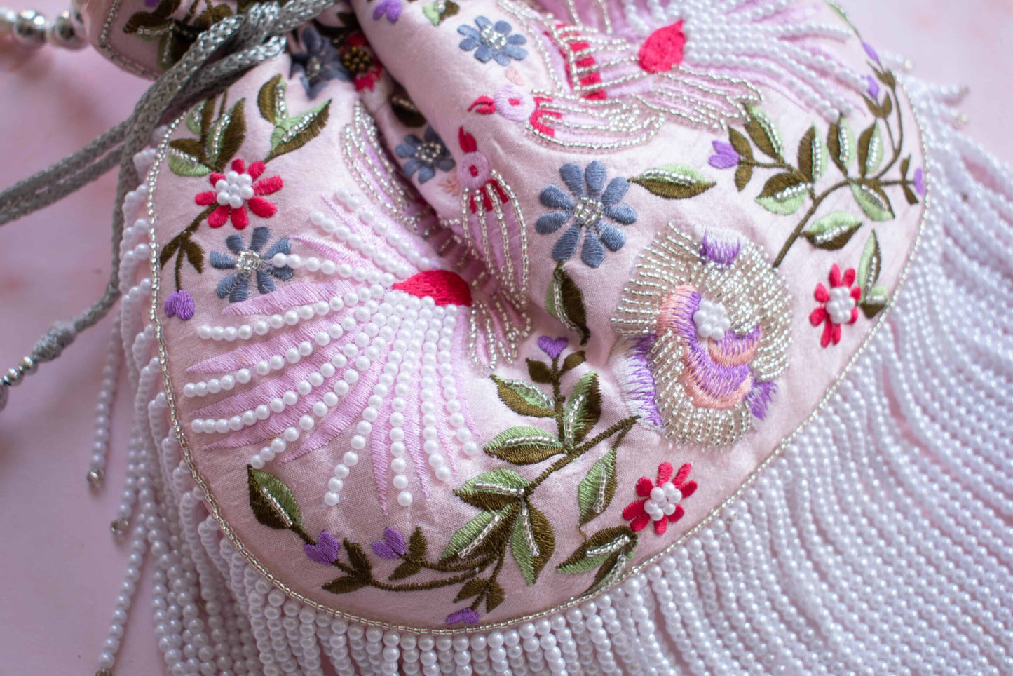 PRE-ORDER - Spring Bloom Pouch (Light Pink)