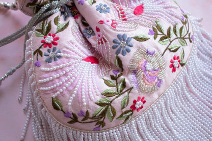 PRE-ORDER - Spring Bloom Pouch (Light Pink)