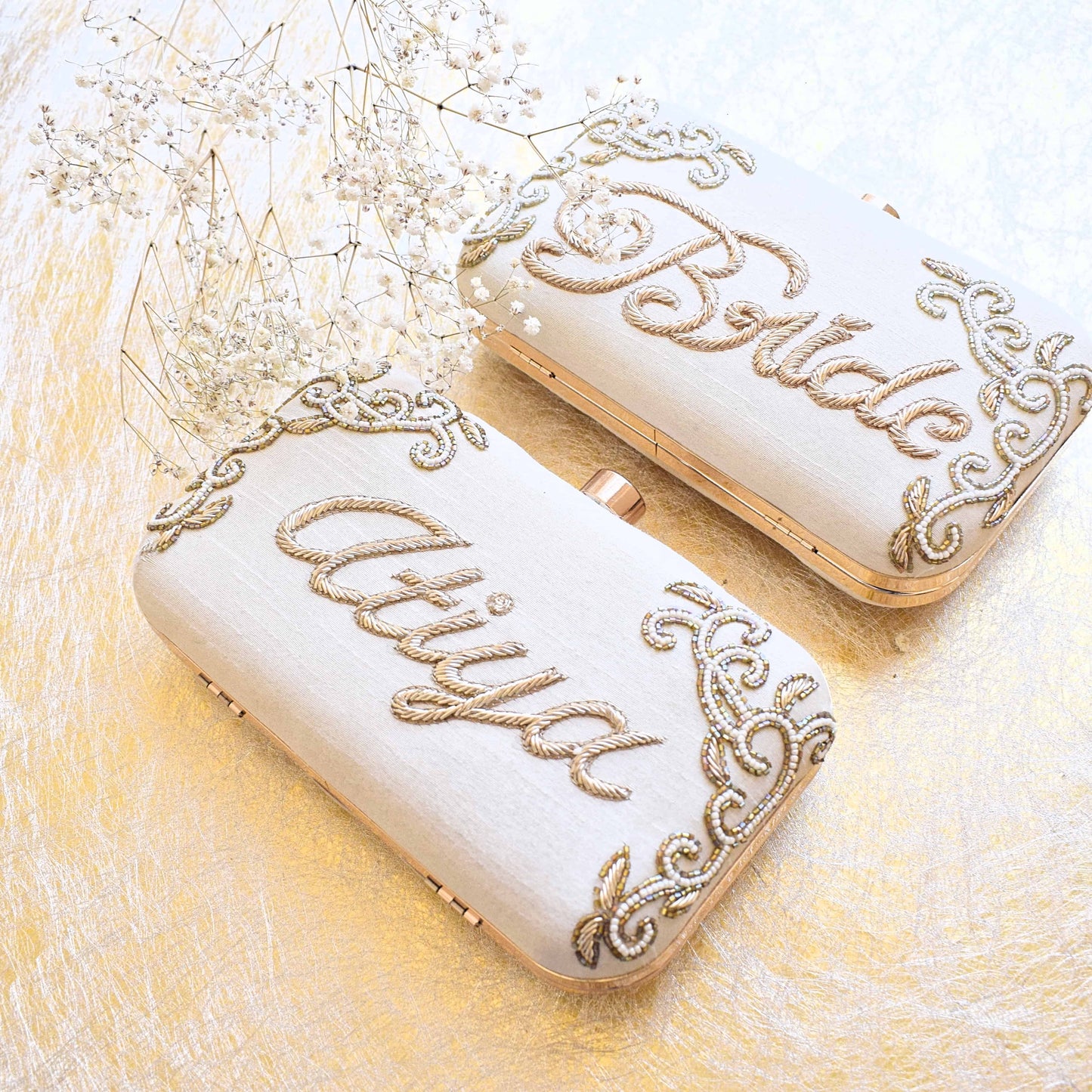 PRE-ORDER - Ivory Clutch (Personalised)