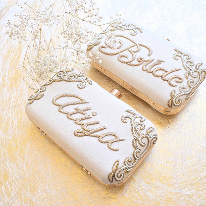 PRE-ORDER - Ivory Clutch (Personalised)