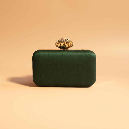 PRE-ORDER - Floral Dream (Emerald Green) - Lotus Clasp