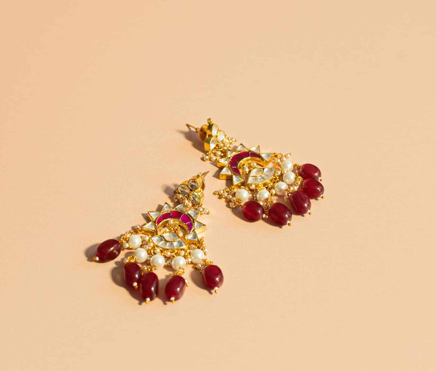 PRE-ORDER - Magenta Kundan Set