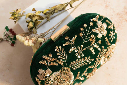 PRE-ORDER - ANAYA - Emerald Green Velvet