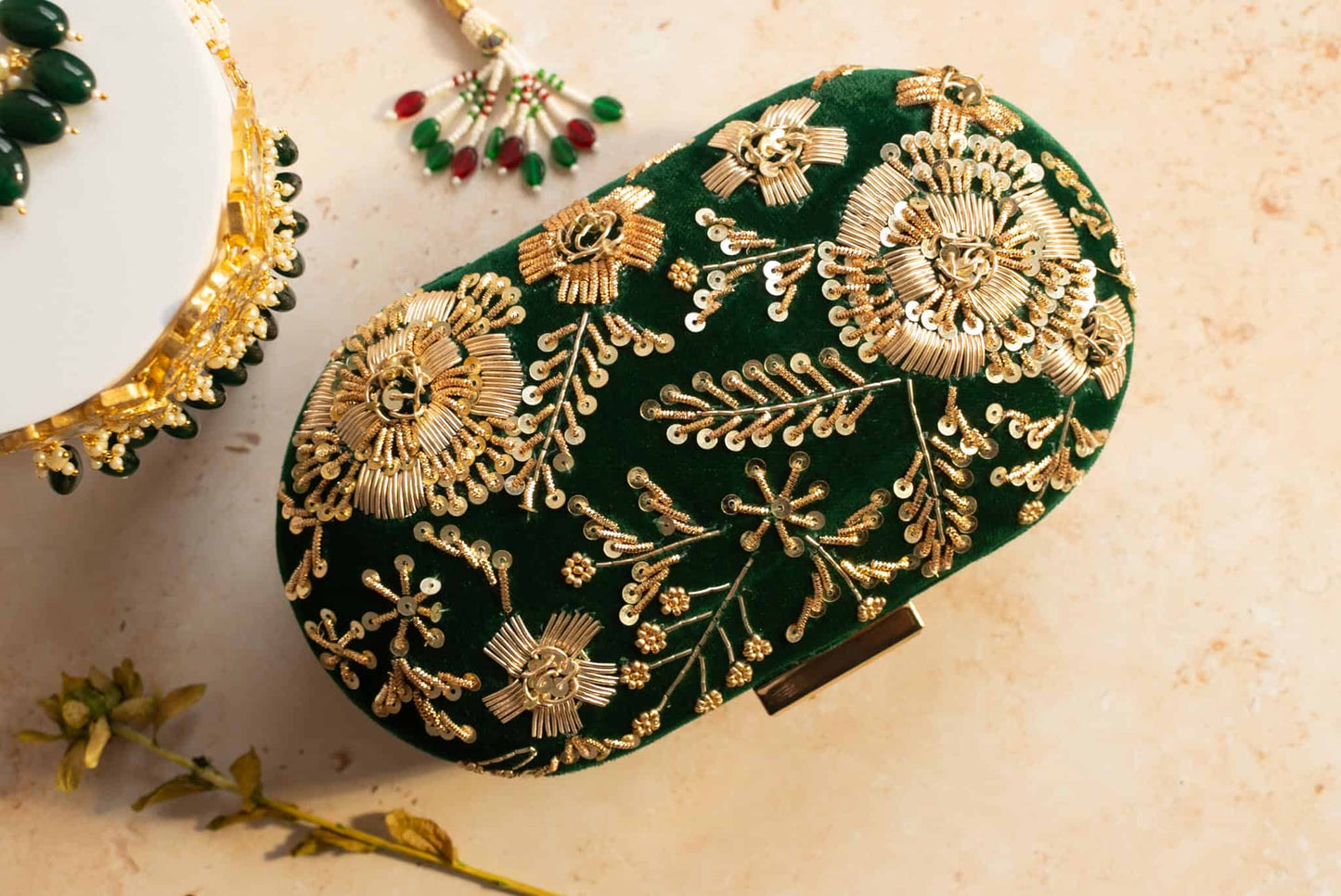 PRE-ORDER - ANAYA - Emerald Green Velvet