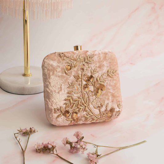 PRE-ORDER - SHAYRA (Nude Pink Velvet)