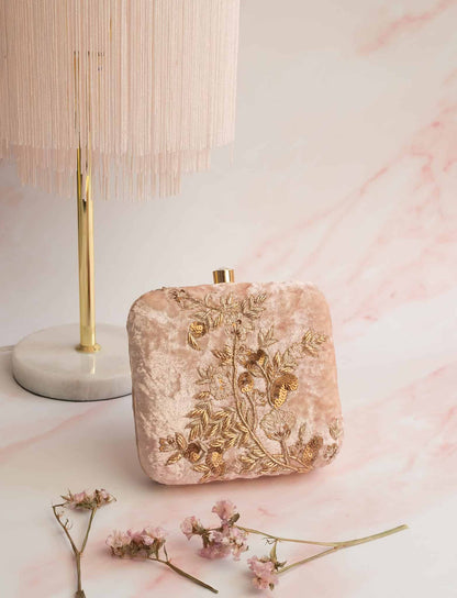 PRE-ORDER - SHAYRA (Nude Pink Velvet)