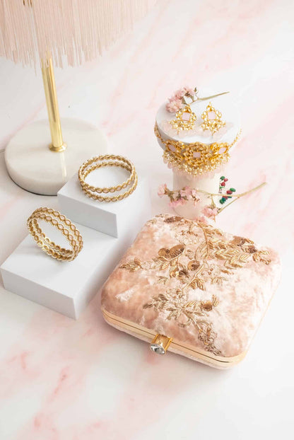 PRE-ORDER - SHAYRA (Nude Pink Velvet)