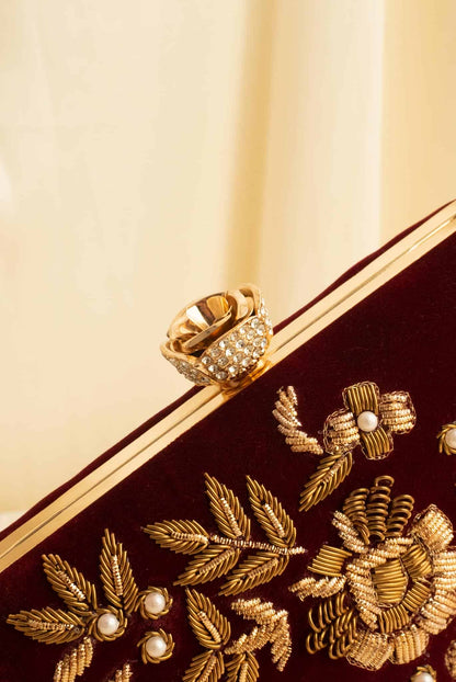 PRE-ORDER - Samina (Maroon Velvet)